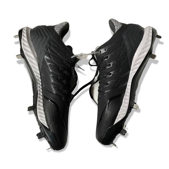 adidas Icon Bounce Baseball Cleats Sneakers Lace Up Black Size 13 - Picture 7 of 12